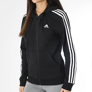 Adidas 3 stripes hoodie woman