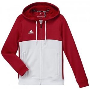 Adidas T16 Hoody Y Rood-Wit