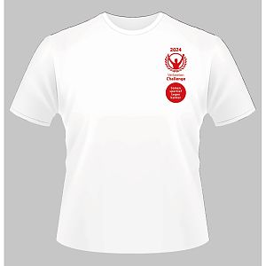T-shirt kinderen wit verbeeten Challenge